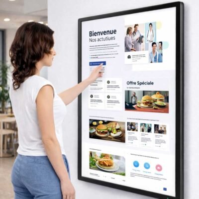 Écran tactile mural professionnel Android