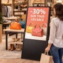 Chevalet numérique LED intérieur