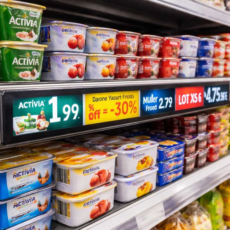 Étiquette électronique LED de rayon – Image 2